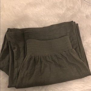 Olive Green Palazzo Pants